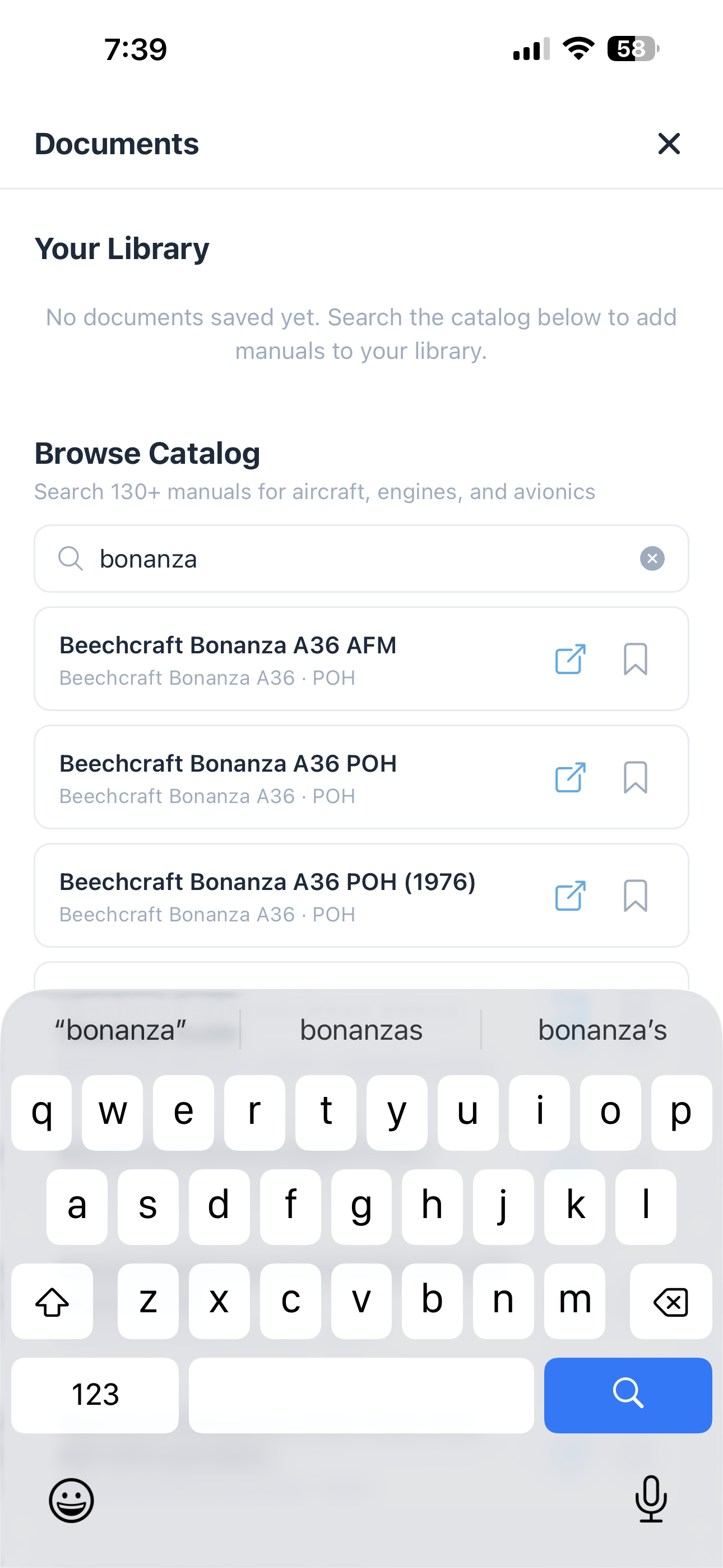 Documents search